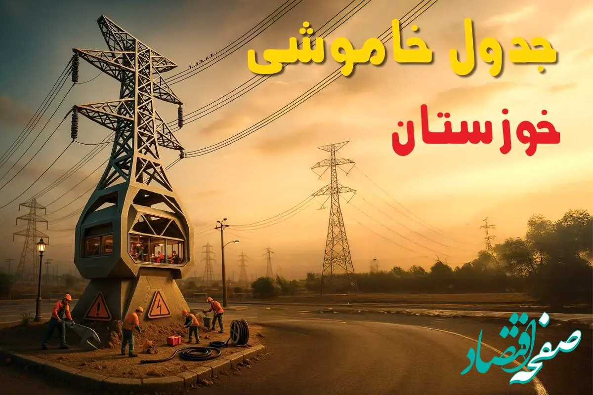 جدول خاموشی برق اهواز فردا دوشنبه ۲۶ خرداد ۱۴۰۴ + ساعت قطع برق استان خوزستان فردا دوشنبه ۲۶ خرداد ۱۴۰۴